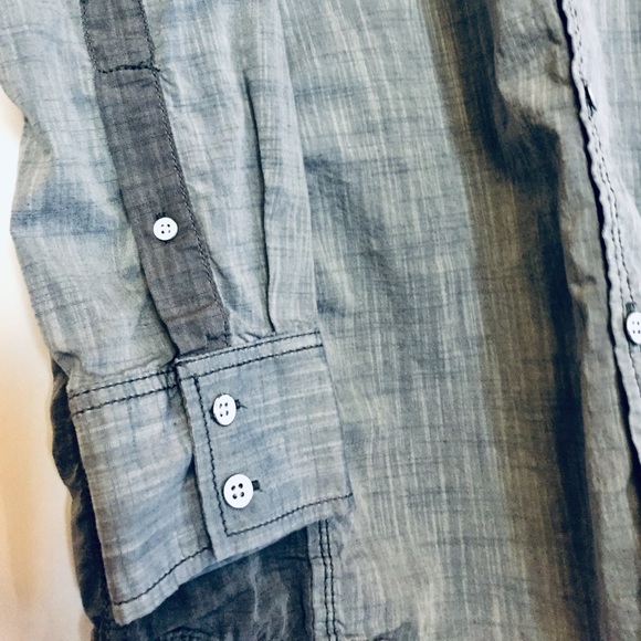 INC International Concepts Button Front Shirt Lg - Picture 7 of 8